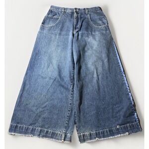 Menace‎ Jeans Vintage 90's Wide Leg Baggy Skate Rave Y2K Alien Size 36